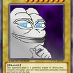 Blue Eyes White Pepe token logo