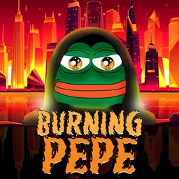 Burning Pepe token logo