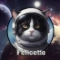 Félicette the space cat token logo