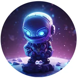 Grok X Moon token logo