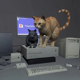 Playstation Cat token logo