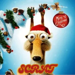 Xmas Scrat logo