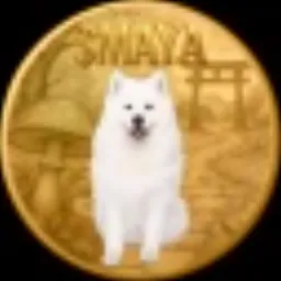 Maya the Samoyed logo