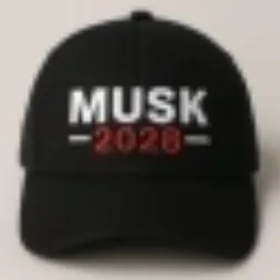 Elon Musk 2028 logo
