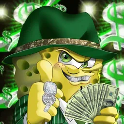 Gangster SpongeBob token logo