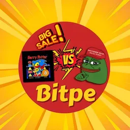 Bitcoin VS Pepe token logo