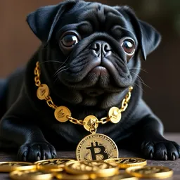 The Pug Satoshi token logo