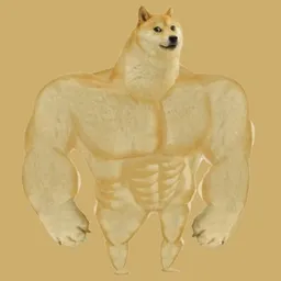 Swole Doge logo