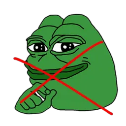 NOT PEPE token logo