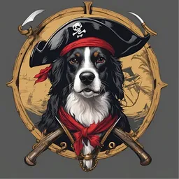 Jolly Roger Dog token logo