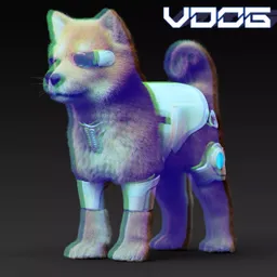 virtual dog token logo