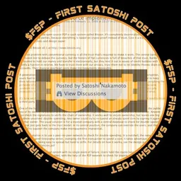 First Satoshi Post token logo