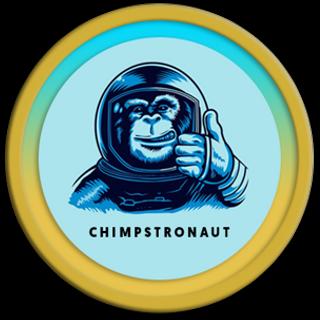 Chimpstronaut token logo