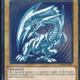 blue eyes white dragon token logo