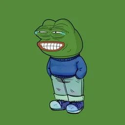 Just a pepe guy token logo