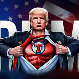 TRUMP MAGA SUPER token logo