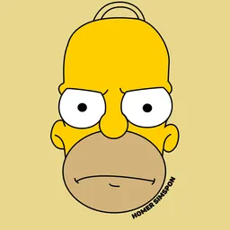 Homer Simpson token logo