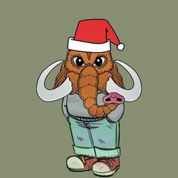 Just Chilll Woolly Guy Santa token logo