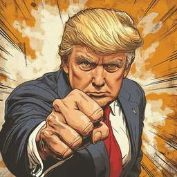 TRUMPS FIGHT FIST token logo