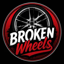 Broken wheels logo