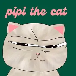 pipi the cat token logo