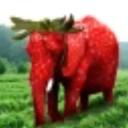 Arabic Strawberry Elephant token logo