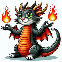 DRAGON CAT token logo