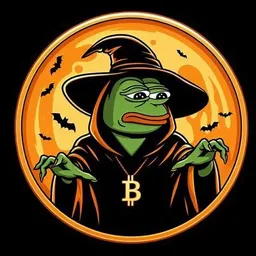 Spooky Pepe token logo