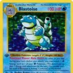 1st Edition Blastoise token logo