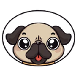 Moon Pug token logo