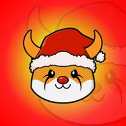 Santa Floki token logo