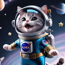 Astronaut Cat Token - Chat token logo