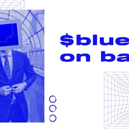 blue on base token logo