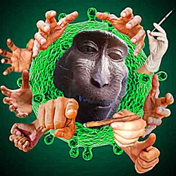 Monkey pox token logo