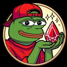 Pepe ruby token logo