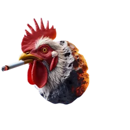 Smoking Meteoroid Chicken  token logo