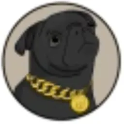 The Pug Satoshi token logo