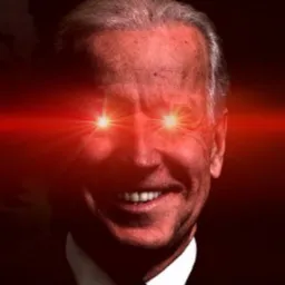 Dark Biden's Lazer Eyes token logo