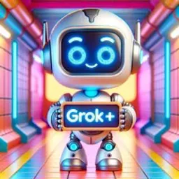 Grok+ token logo