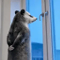 背手负鼠