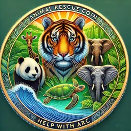 Animal Rescue coin  token logo