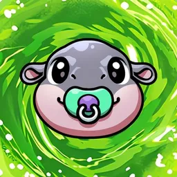 Baby Moo Deng token logo