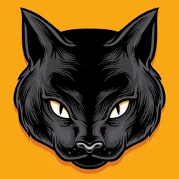 Black Cat token logo