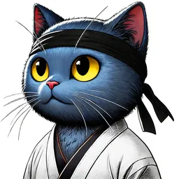 Karate Cat token logo