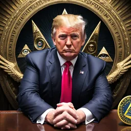 TRUMP NEW WORLD ORDER token logo