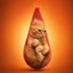 wrapped cat logo