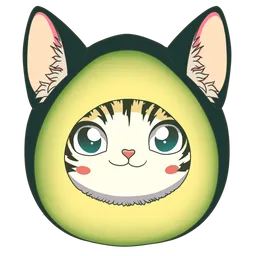 Flying Avocado Cat token logo