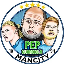 Pep ManCity token logo