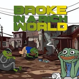 Broke In A Rich World token logo