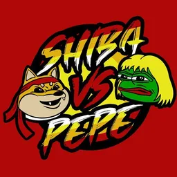 Shiba V Pepe logo